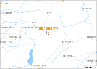 map of Borgesati