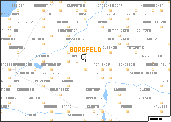 map of Borgfeld