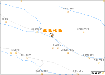 map of Borgfors