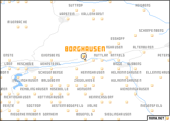 map of Borghausen