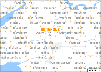 map of Borgholz