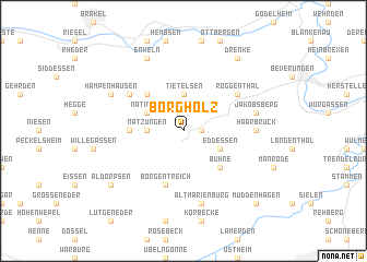 map of Borgholz