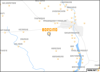 map of Borgino