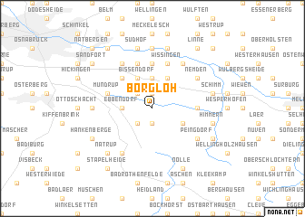 map of Borgloh