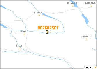 map of Borgnäset