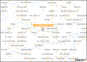 map of Borgonuovo