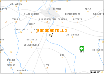 map of Borgosatollo