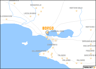 map of Borgo