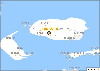 map of Borgsum