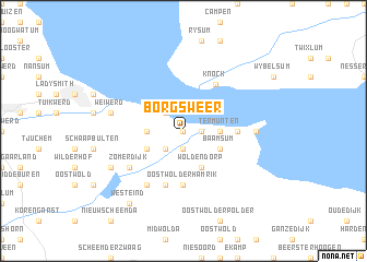 map of Borgsweer