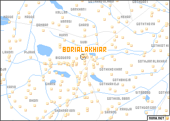 map of Boria Lakhiār