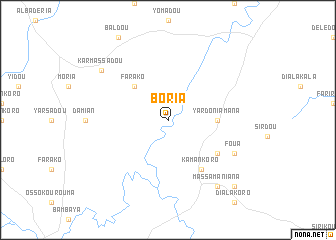 map of Boria