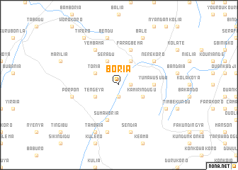 map of Boria