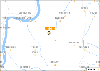 map of Boria