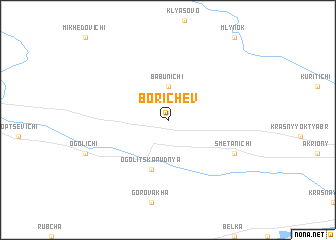 map of Borichev