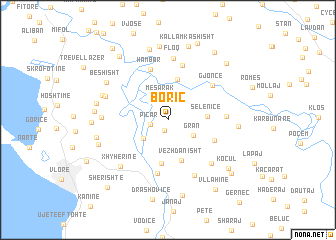 map of Boriç