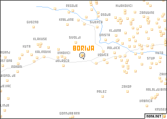 map of Borija