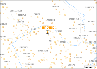 map of Borika