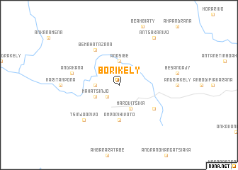map of Borikely