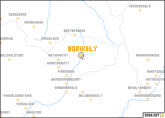 map of Borikely