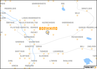 map of Borikhino