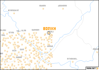 map of Borikh