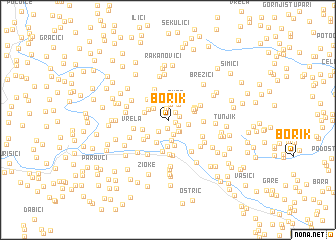 map of Borik