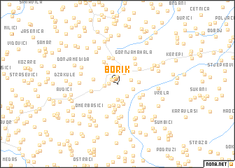 map of Borik