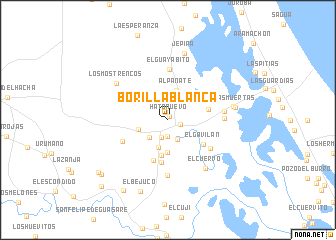 map of Borilla Blanca