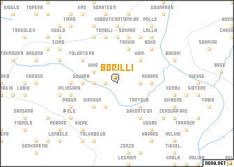 map of Borilli