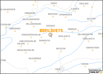 map of Borilovets