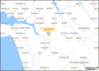 map of Borim