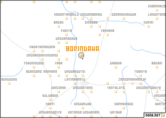 map of Borin Dawa