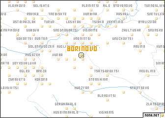 map of Borinovo