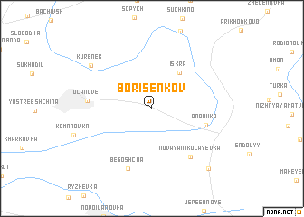 map of Borisenkov