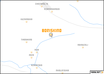 map of Boriskino