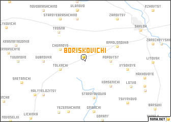 map of Boriskovichi