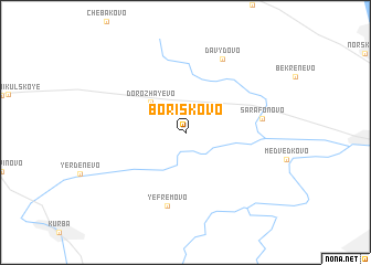 map of Boriskovo