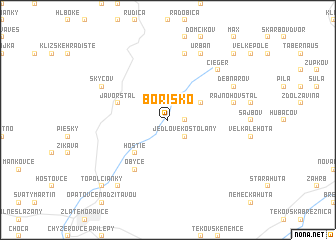 map of Borisko