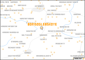 map of Borisoglebskoye