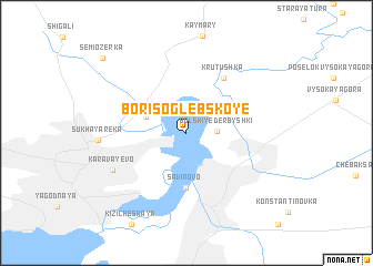 map of Borisoglebskoye