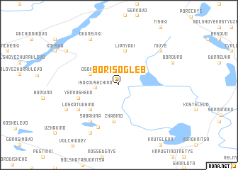 map of Borisogleb