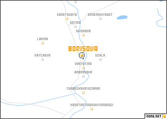 map of Borisova