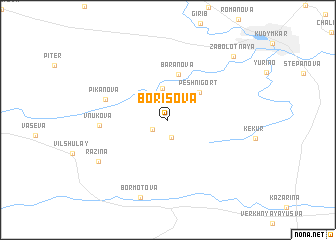 map of Borisova