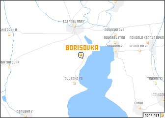 map of Borisovka