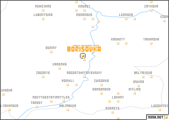 map of Borisovka