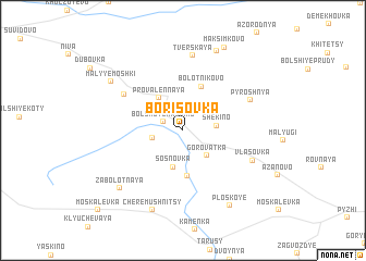 map of Borisovka