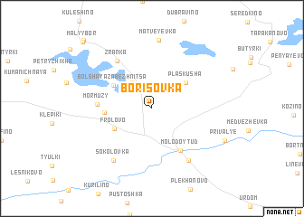 map of Borisovka