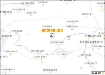 map of Borisovka