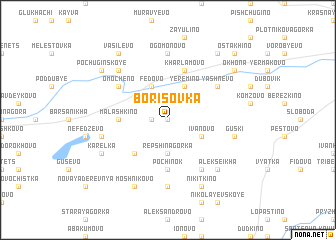 map of Borisovka